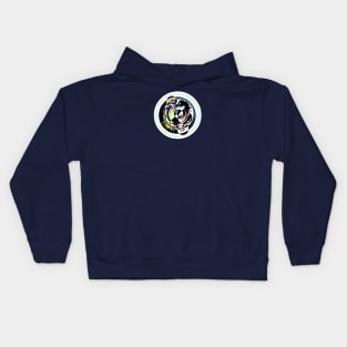 Seahorse Swirl Mandala Kids Hoodie